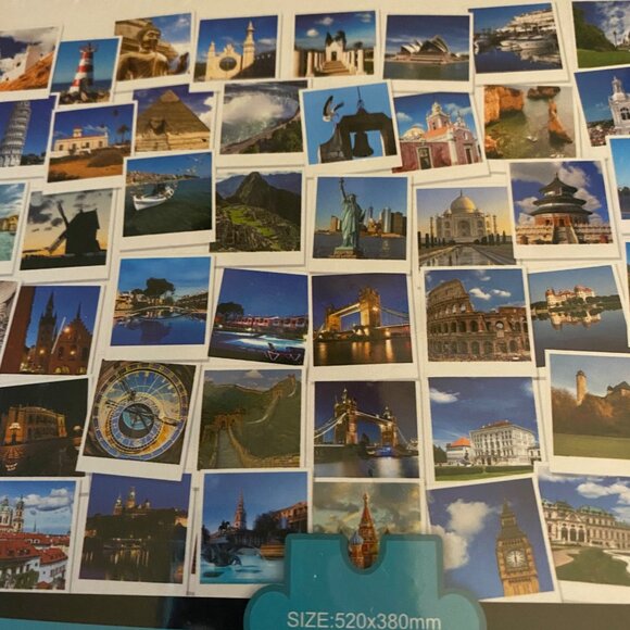 1000-Piece Jigsaw Puzzle With Photos Of Famous Landmarks - Picture 6 of 6